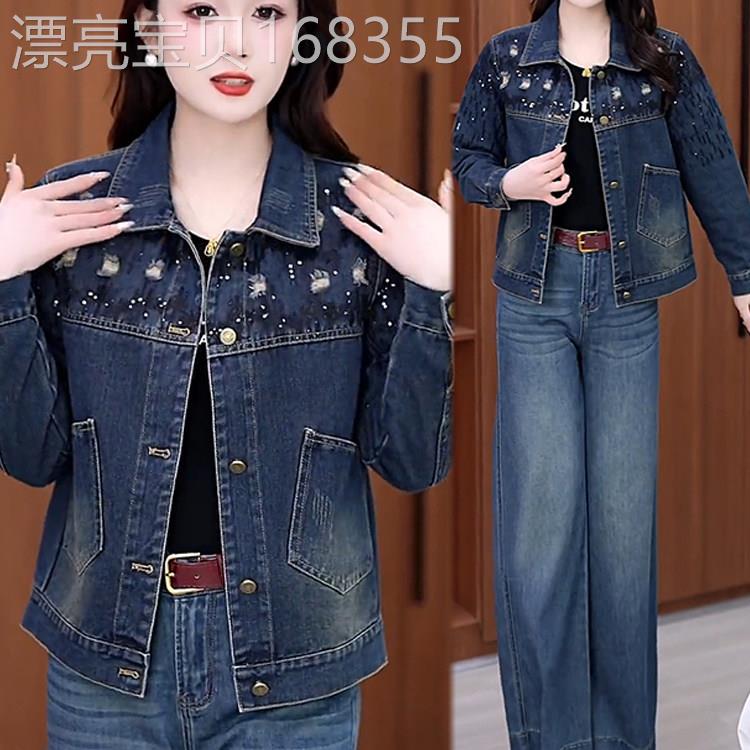 休闲牛仔短外套女士2026春秋新款洋气显瘦宽松小个子夹克衫上衣潮