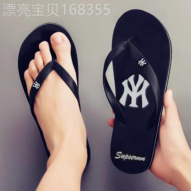 潮牌拖鞋男夏季透气防滑户外夹脚人字拖个性休闲沙滩鞋海边凉拖鞋