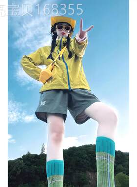 多巴胺浅芥黄户外登山防晒衣女2026夏季新款外穿薄款速干运动外套