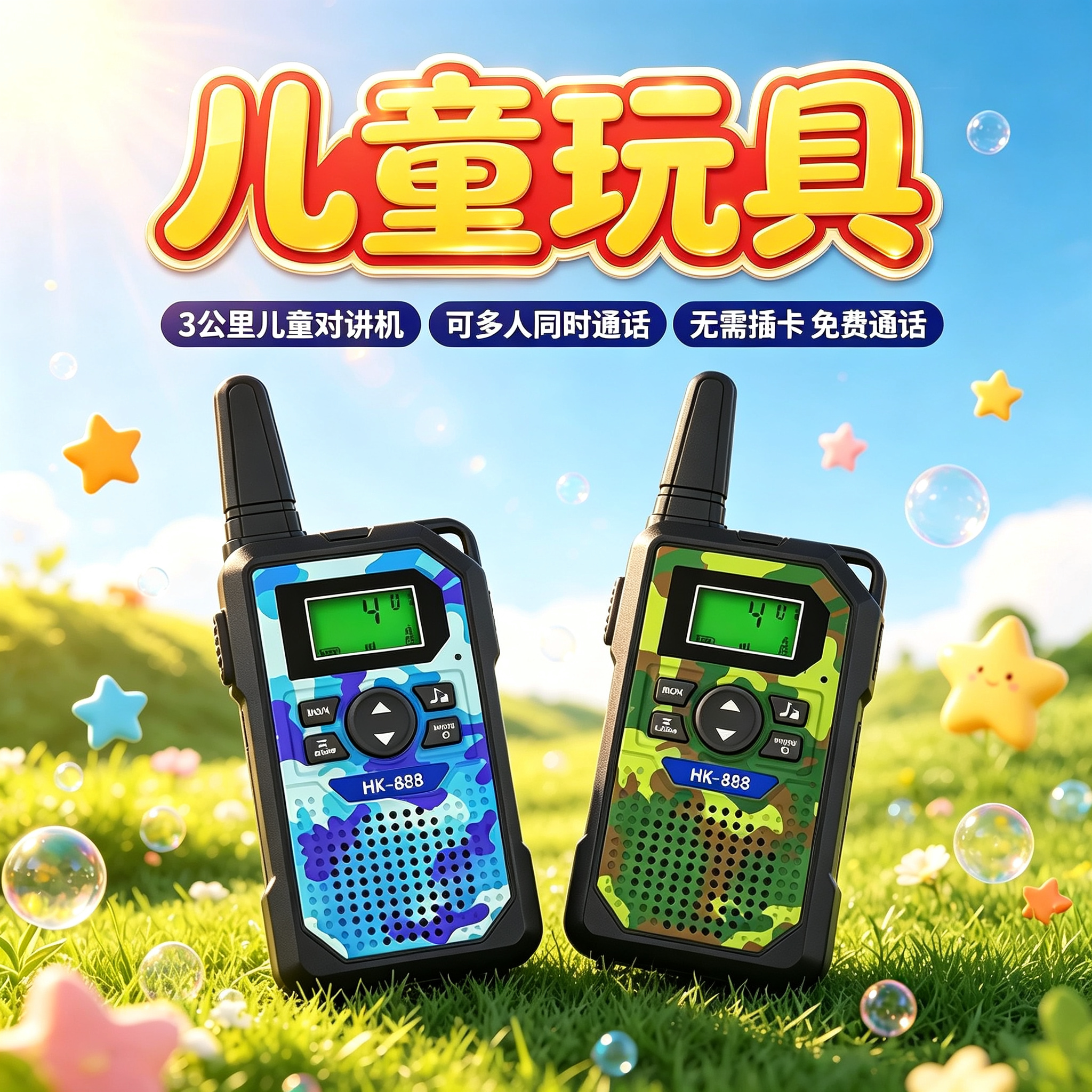 儿童对讲机真实能话男女孩玩具图片