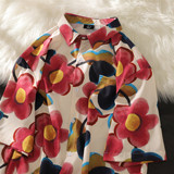 夏季碎花水果男女短袖防晒情侣衬衫C05P40，男装防晒衣，电商A433