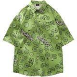 夏季防晒男女冰丝清凉宽松短袖情侣衬衫C800P40，男装防晒衣，电商A433