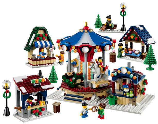 LEGO 乐高 10235 冬季村庄市场 圣诞礼物 旋转木马 好盒现货包邮
