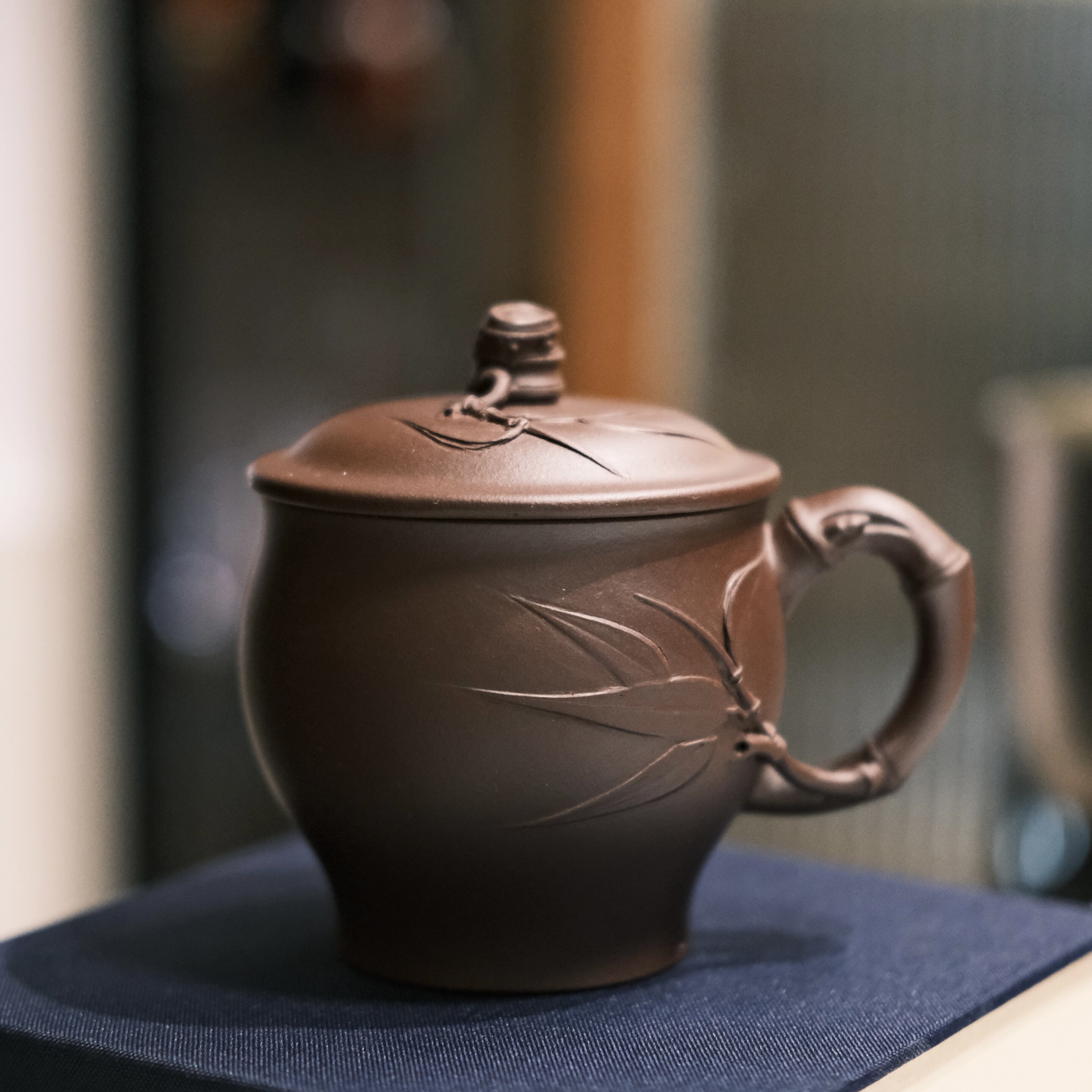 紫砂一厂徐洪军紫砂主人杯盖杯