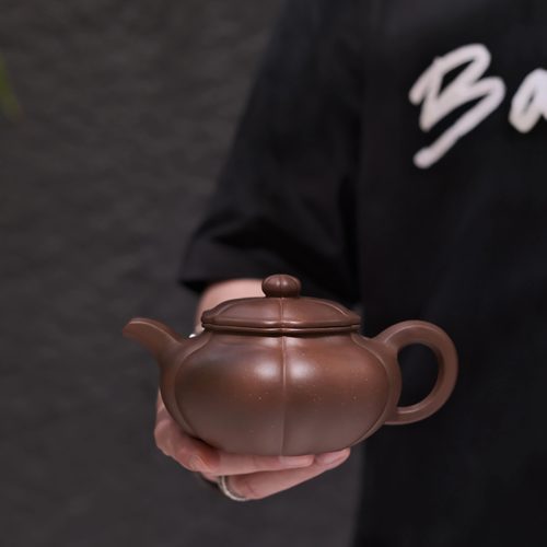 一茶器仿古金鼎商标紫砂壶