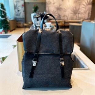 高颜值通勤双肩包女2026新款轻便帆布时尚女士背包高级旅游超火大