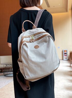 超火高端轻便旅游双肩包女2026新款高颜值牛津布电脑通勤妈妈背包