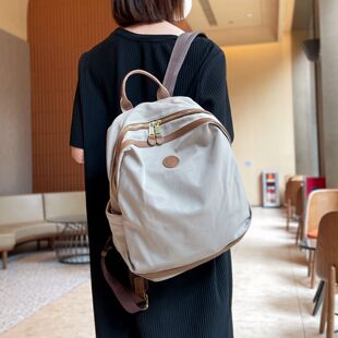 超火高端轻便旅游双肩包女2026新款高颜值牛津布电脑通勤妈妈背包