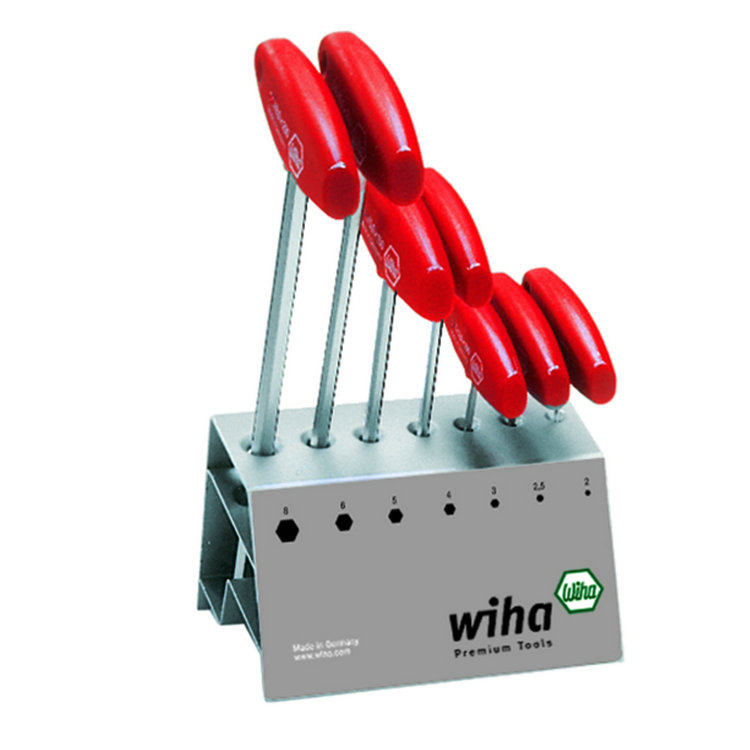 原装德国Wiha威汉334VB内六角7件套装T型手柄内六角板手