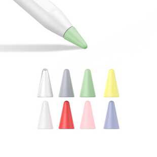 绿联笔尖套适用ipad苹果applepencil电容笔类纸膜双阻尼静音硅胶轻阻力防滑pencil1/2一二代平板笔尖保护套