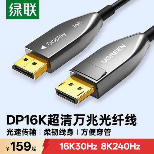 绿联光纤线dp2.116k超高清
