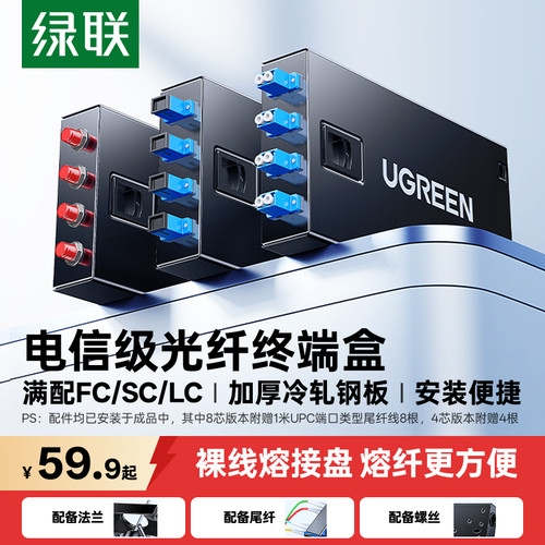 电信级满配光纤终端盒LC/SC/FC