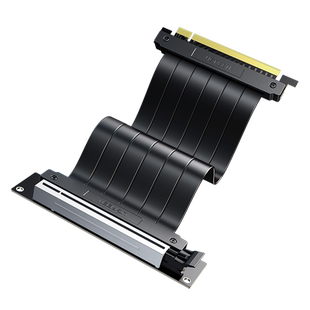 绿联 PCIe4.0X16外接显卡延长线90°度竖装外放0.24m转接头软排线