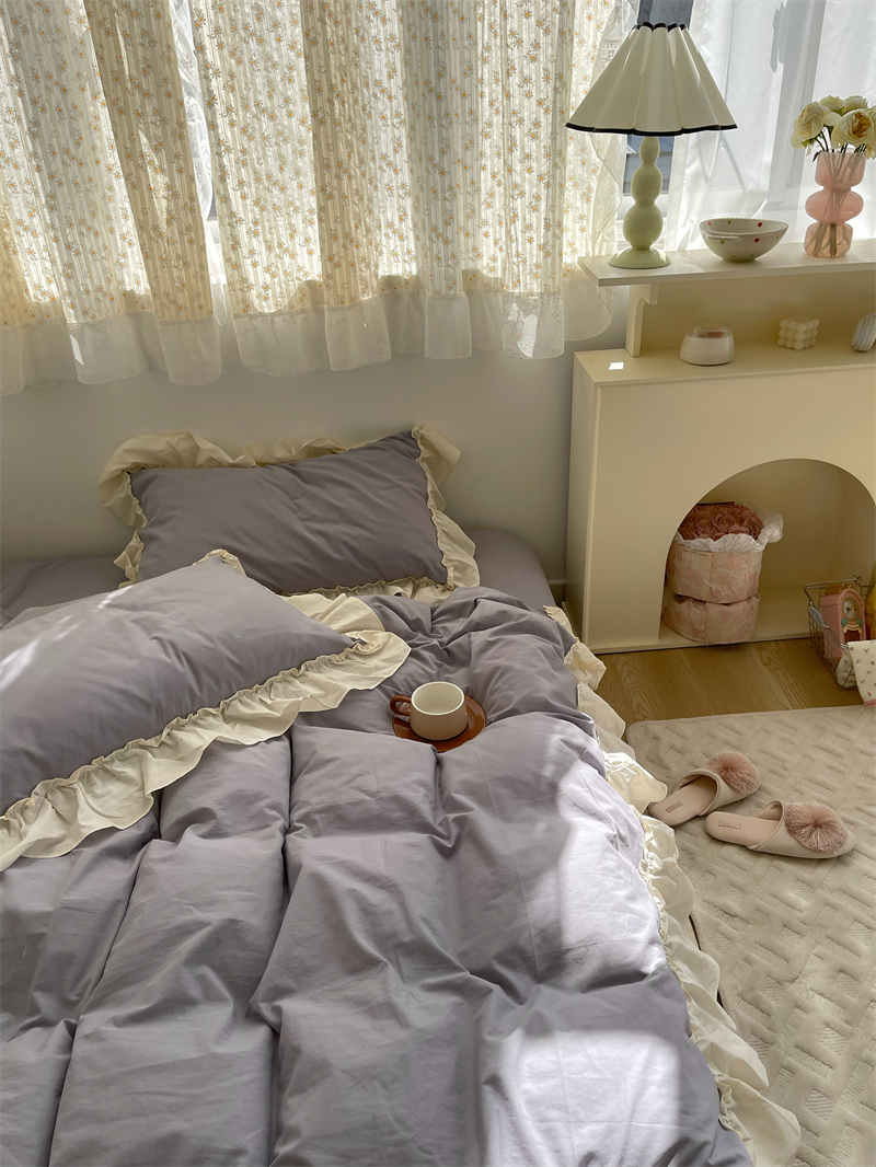 床单床笠四件套四件套复古