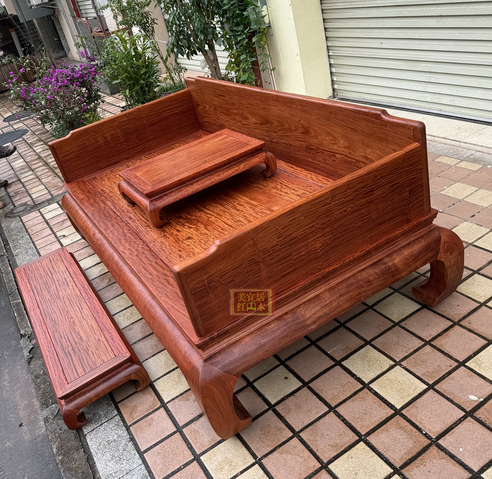 罗汉床加厚独板材质高档