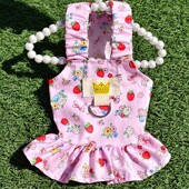 全棉韩版 猫咪 水果狗狗公主裙子泰迪比熊博美贵宾宠物衣服春夏装