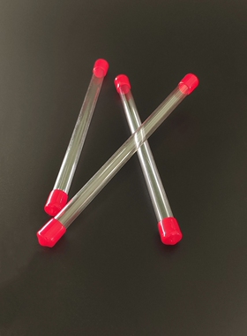 带盖透明管包装 塑料管 硬管  PC 套管 磁片包装 外径8mm 内径7mm