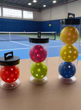 匹克球收纳盒塑料包装筒大口径透明PC管带盖子外径80mm壁厚0.6mm