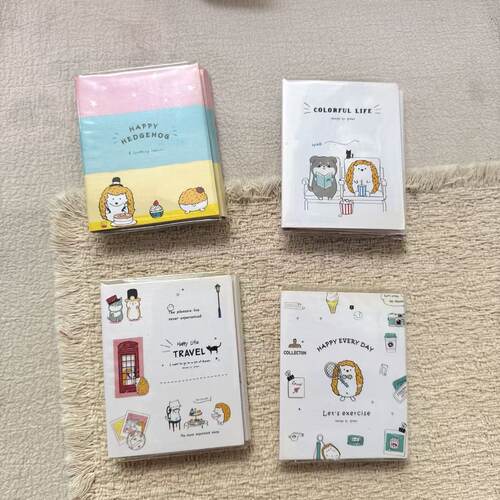 巨门漫说三折便签本120入是小刺猬呀可爱卡通迷你文具便利贴学生