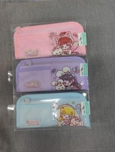 青壹坊维C宠你双层前袋大容量笔袋文具袋学生可爱小清新铅笔袋