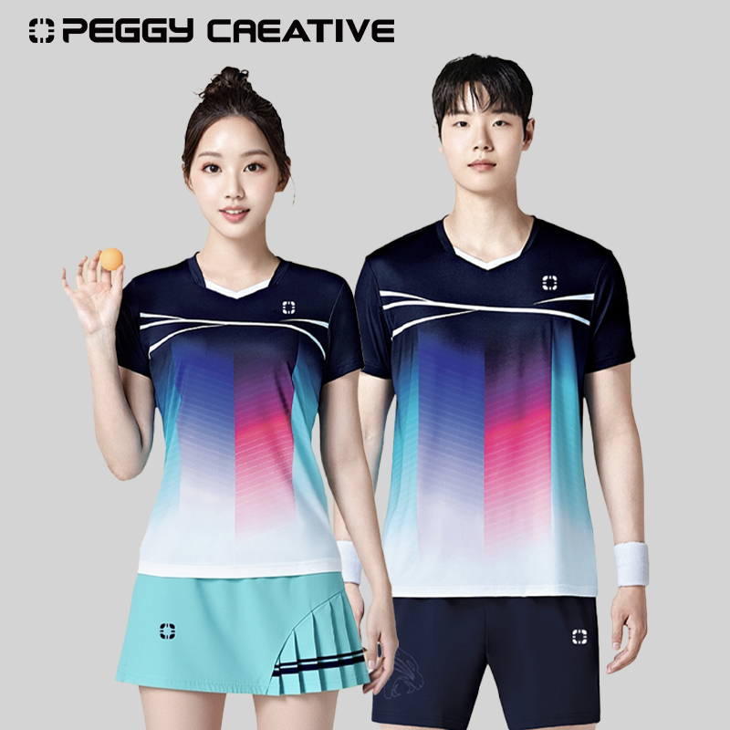 佩极羽毛球服速干男女款运动套装