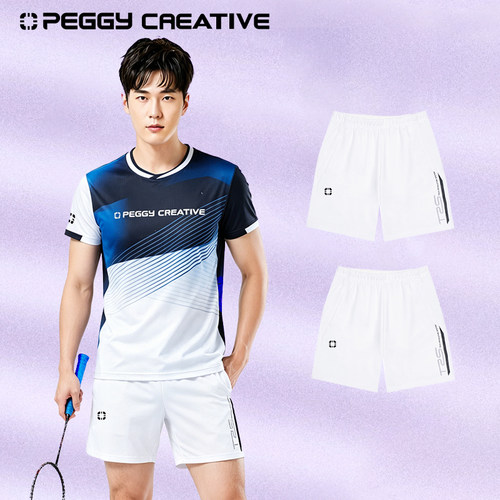 韩国佩极羽毛球服速干短裤运动