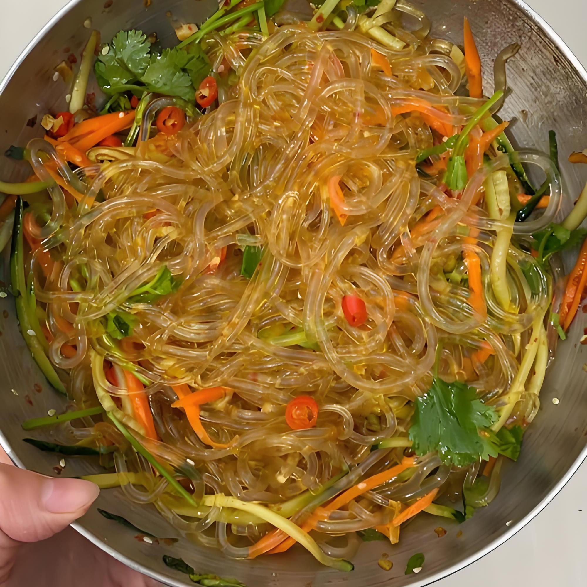 魔芋素海蜇丝即食凉拌魔芋素食脆凉菜半成品水晶粉丝食材商用批发