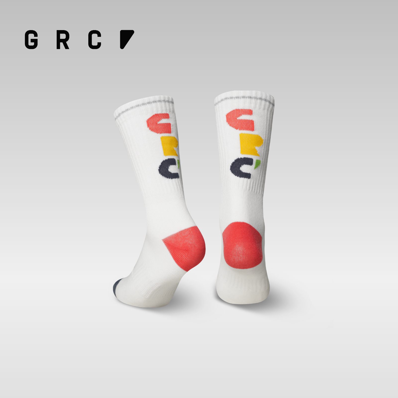 GRC夏季CMYK多彩力量透气运动袜山地自行车公路车骑行袜男女薄款
