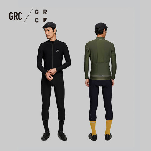 grc桀骜无尽秋冬抓绒保暖骑行服