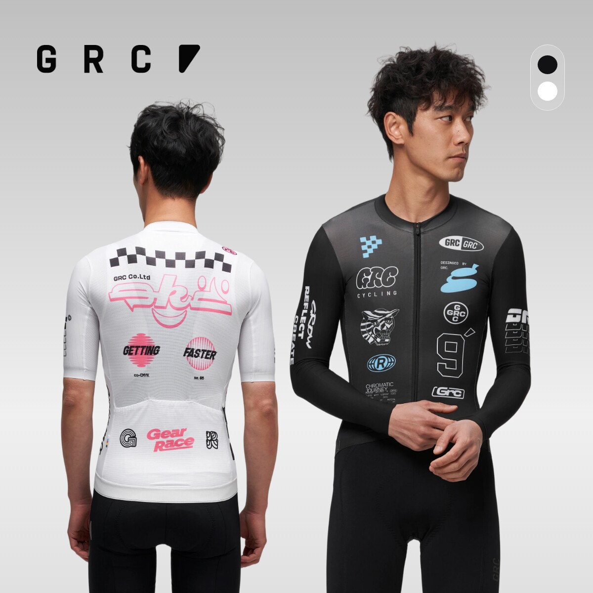 GRC春夏CMYK锋芒疾行骑行长袖上衣短袖公路车自行车骑行服男