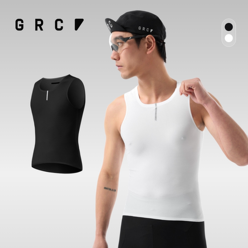 GRC春夏26新款TECH全压胶方领自行车速干内搭骑行服打底排汗衫男
