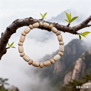 泰山桃木鼓珠手串无漆无蜡老桃木鼓珠手链鼓珠佛珠念珠手串