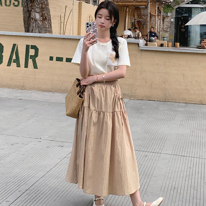 【新品】夏季新品韩系简约甜美爱心套装212-1803-P125-K180，女装运动套装，浙宝285（原212）