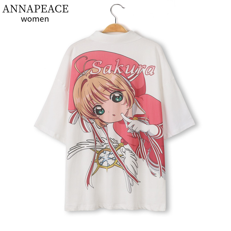 2020 spring clothes Pacific bird Cardcaptor Sakura Jointly Easy POLO Mid length version Short sleevedin the Women's clothing/Boutique , T-shirt  category - from Buy2taobao.com to provide professional Taobao agent buy service