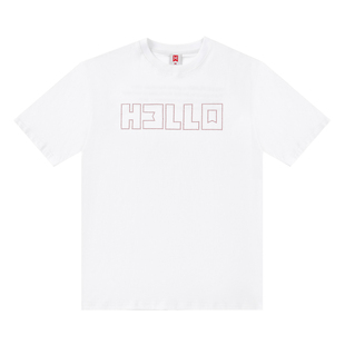 FLAG 短袖 杀戮连锁 说唱街舞滑板T恤hiphop美式 烫钻Tee H3LLO