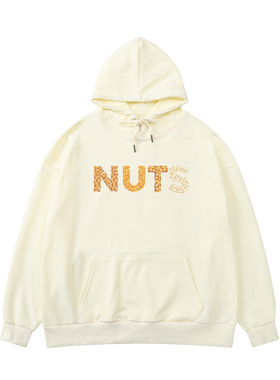 H3LLO FLAG德州扑克Nuts连帽卫衣 坚果毛圈潮流帽衫原创hoodie