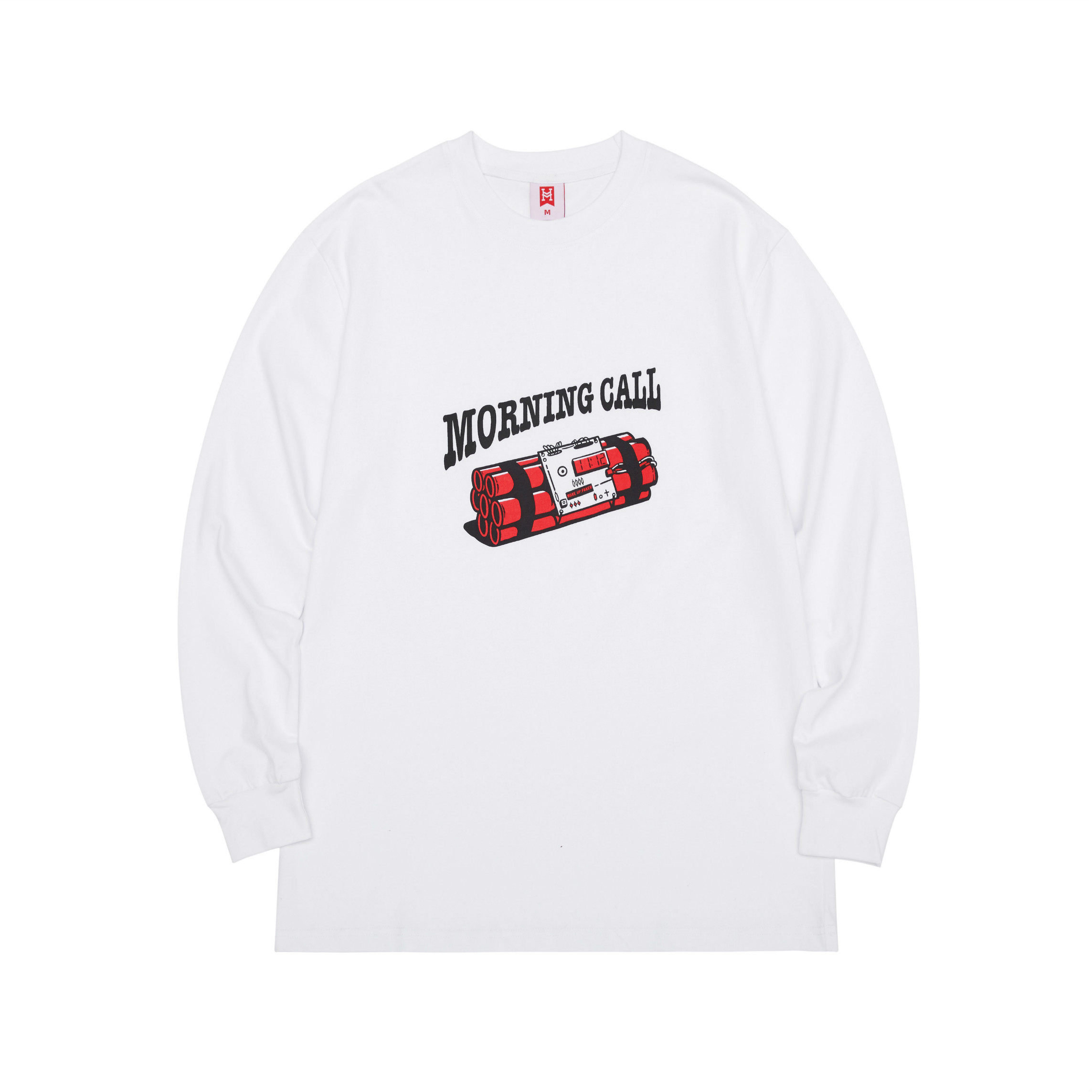 H3LLO FLAG TNT闹钟 炸醒服务 长袖Tee HELLO街头品牌hiphopT恤