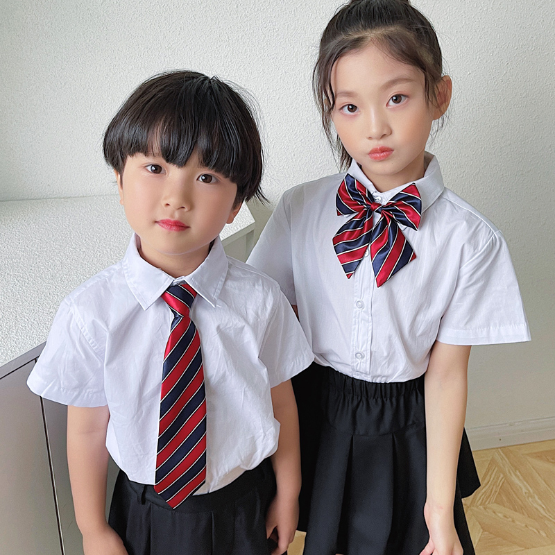 中小学生表演出蝴蝶结儿童领带