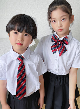 中小学生表演出蝴蝶结儿童领带
