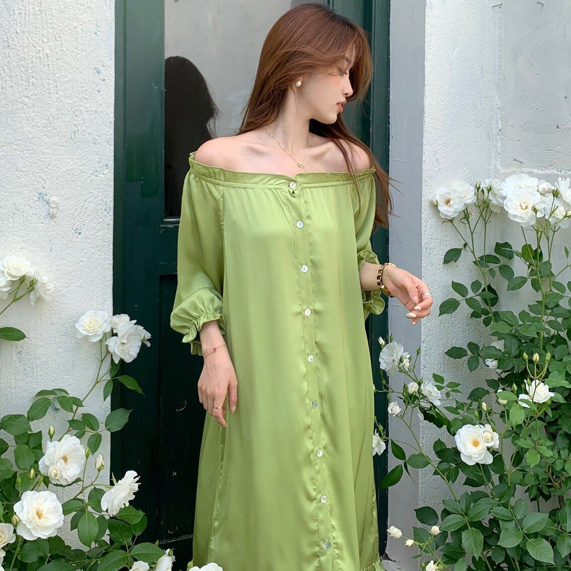 AMYDIMO睡衣女士夏季韩国睡衣/家居服套装
