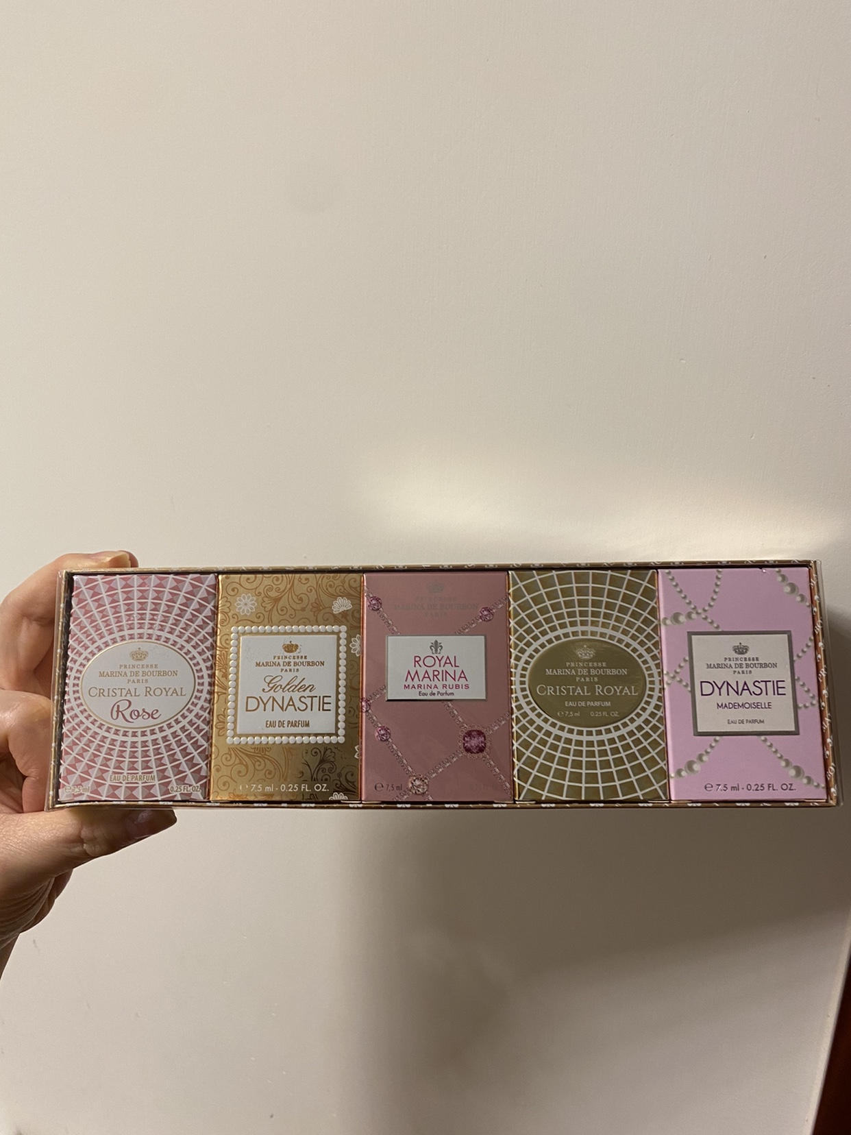 【鄙视假货】Marina  De Bourbon玛丽娜公主香水7.5mlx5支