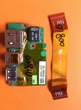 东芝M800 M801 M807 M806 笔记本网卡接口板 USB接口小板绿板