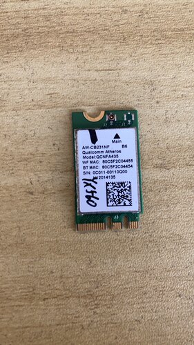 QCNFA435 AW-CB231NF 无线网卡华硕笔记本用