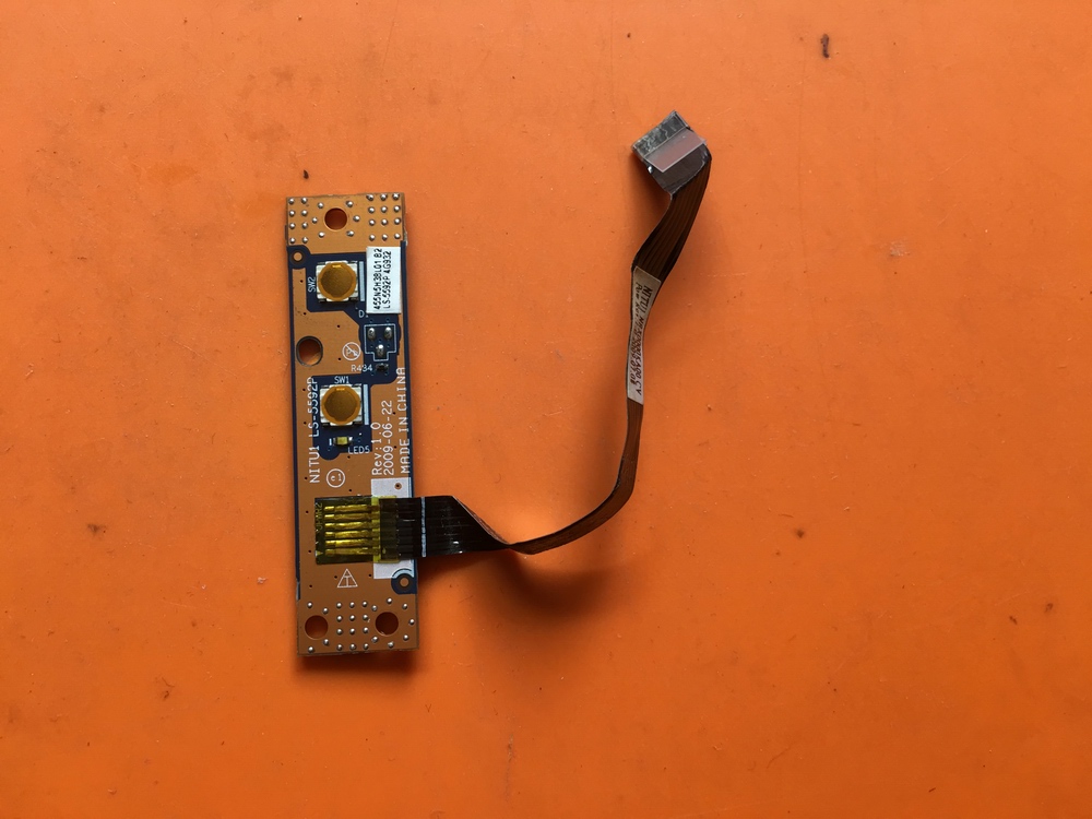 联想E45 笔记本开关板 开机按键电路板