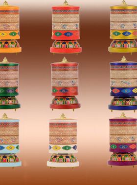 金色红色银色家用电动转金筒