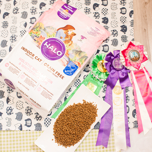 美国halo自然光环软便克星猫粮低敏无谷成幼猫粮健美鸡肉鱼肉10磅