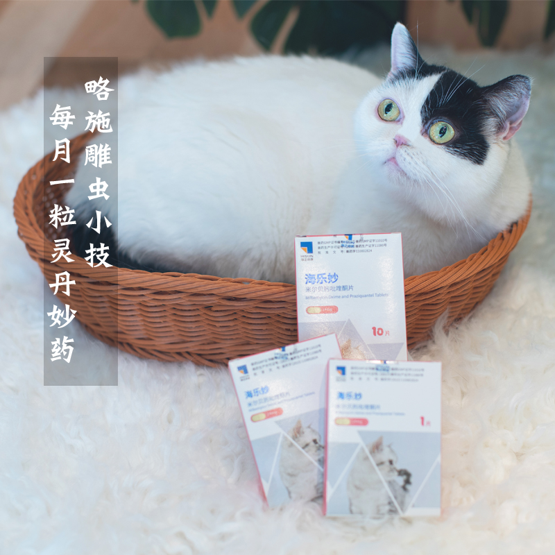 海乐妙幼猫打虫药体内驱虫药14mg