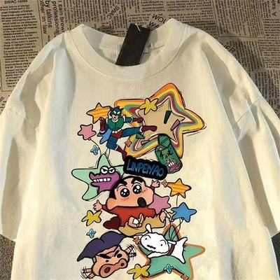 五分ins半袖短袖学生宽松青少年大码体恤潮牌夏季t恤男款新款