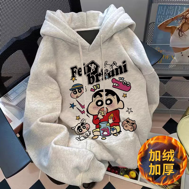 秋冬季加绒宽松外套潮