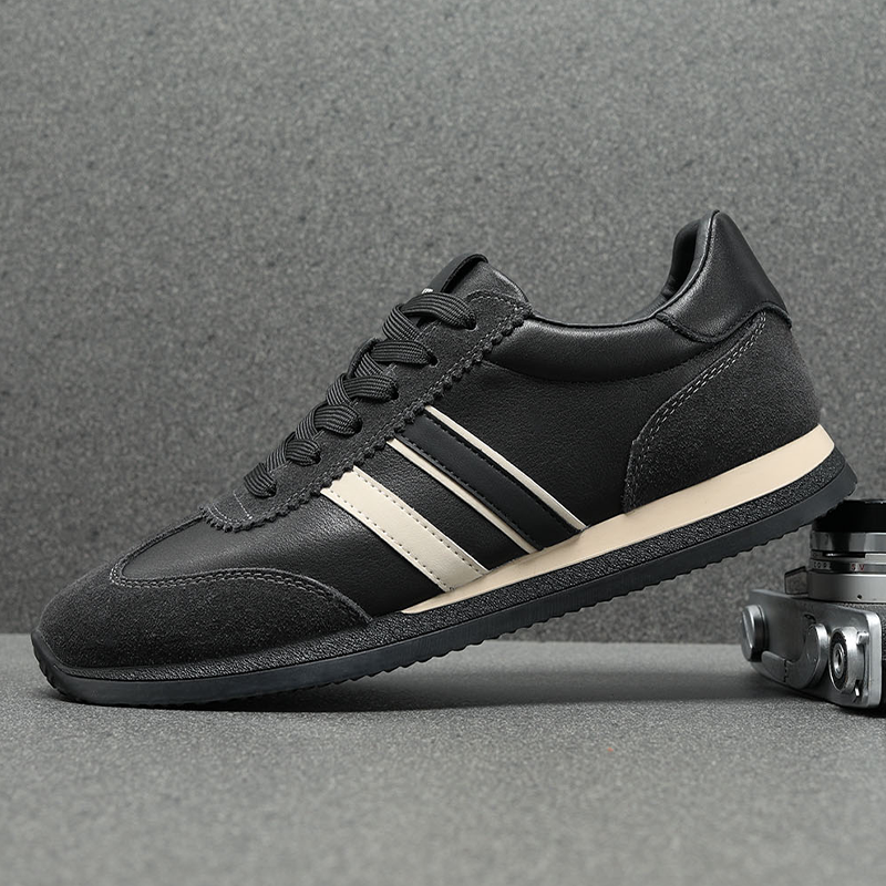 真皮德训鞋男2025秋季新款板鞋男